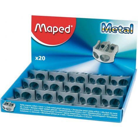 Temperówka Maped Classic podwójna, metalowa - 2